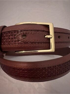 Allen Edmonds | Men's Woven Leather Belt | 40